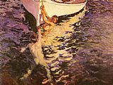 The White Boat by Joaquin Sorolla y Bastida